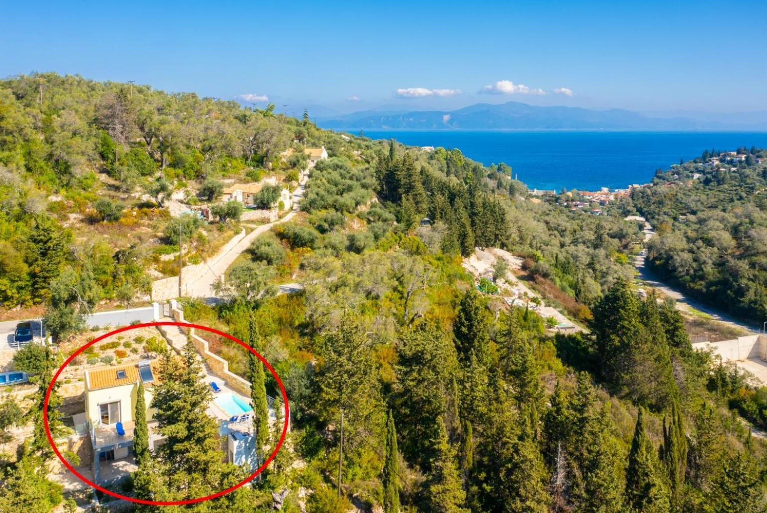 Villa Ifigeneia Gaios Eksteriør billede